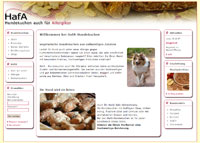 HafA-Hundekuchen Website